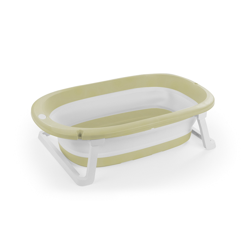 Dětská vanička skládací, světle zelená, 20,5x75,5x46,5 cm