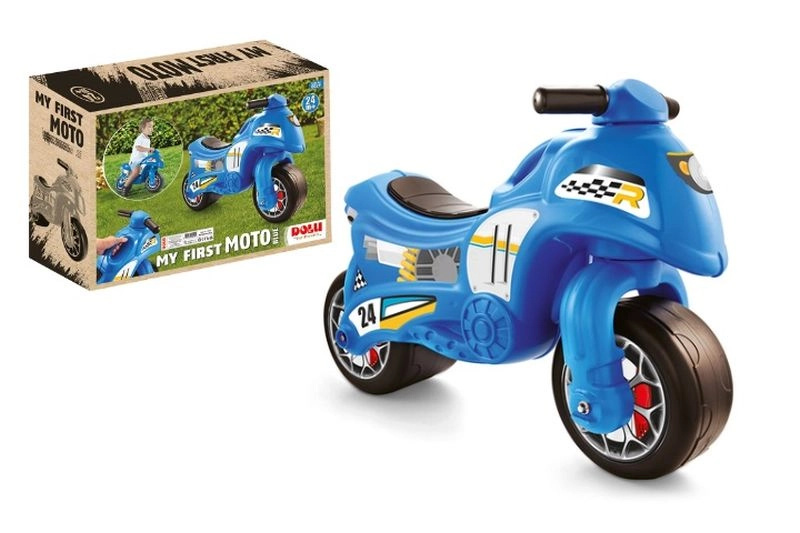 DOLU můj první motorka modrá