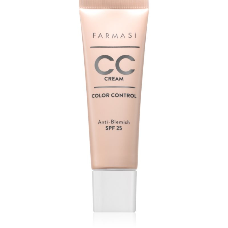 Farmasi Color Control rozjasňující CC krém SPF 25 odstín 02 Light To Medium 30 ml