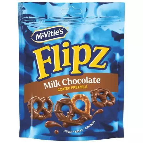 Flipz - preclíky v čokoládě - 70 g