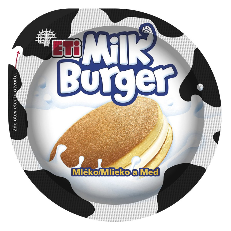 Eti Mléčný burger med