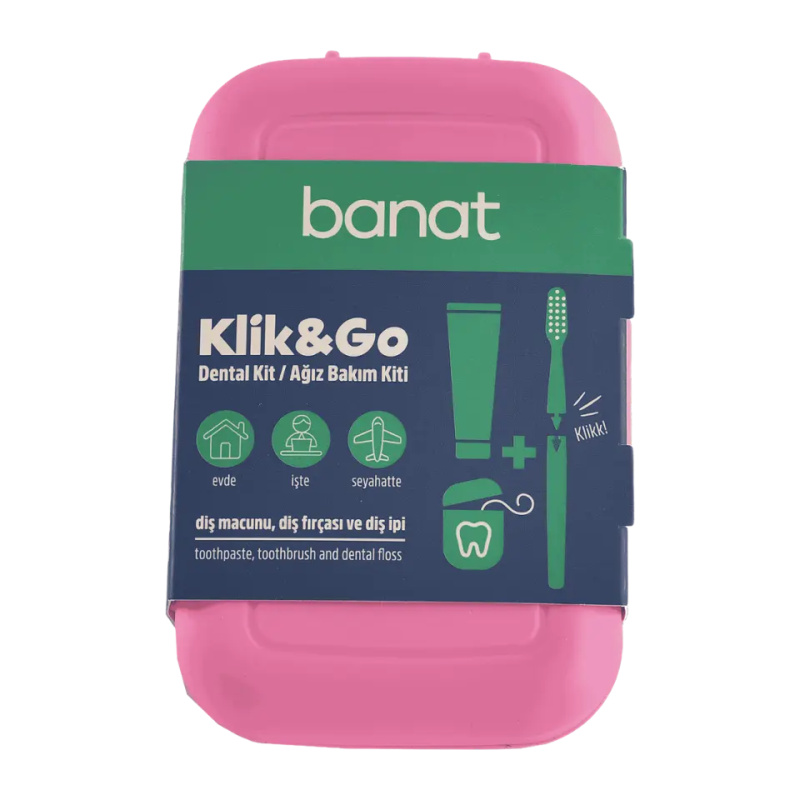 Banat Dentální cestovní set Klik & Go