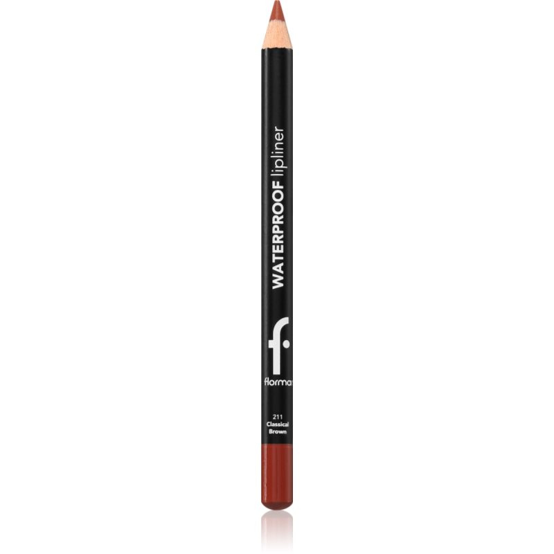 flormar Waterproof Lipliner voděodolná tužka na rty odstín 211 Classical Brown 1.14 g