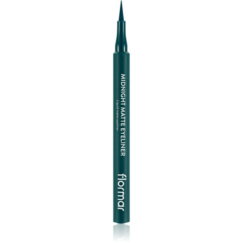 flormar Midnight Matte Eyeliner linka na oči ve fixu s matným efektem odstín 04 Green 1 ml