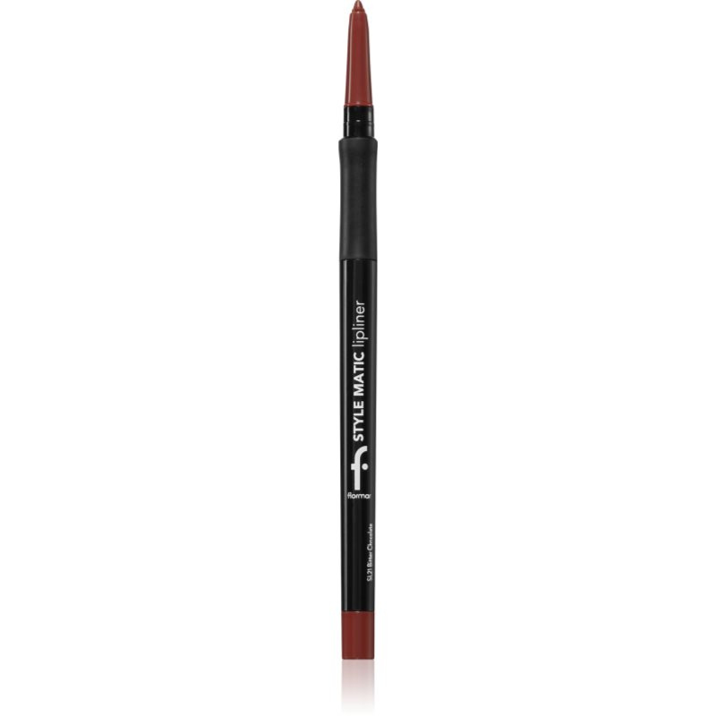 flormar Style Matic Lipliner matná tužka na rty voděodolná odstín 21 Bitter Chocolate 0.35 g