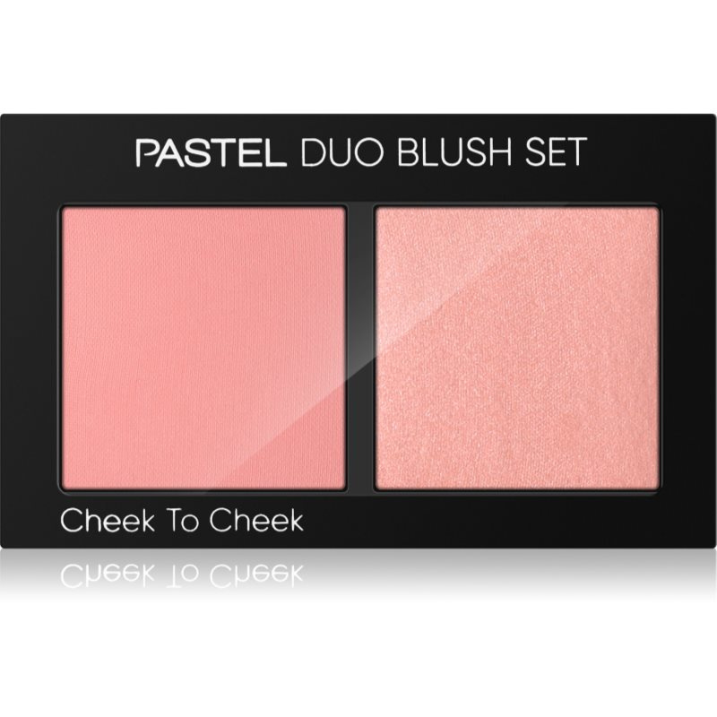 Pastel Profashion Duo Blush Set Cheek To Cheek paleta tvářenek odstín 10 Hot Pink 2x4.3 g