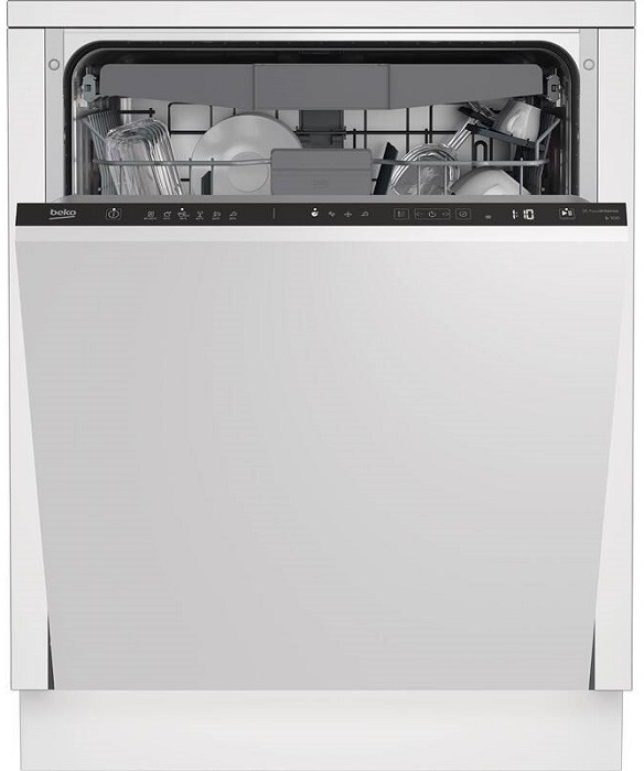 Vestavná myčka nádobí Beko BDIN36520Q / 15 sad nádobí / 46 dB / bílá Varianta: ivi1