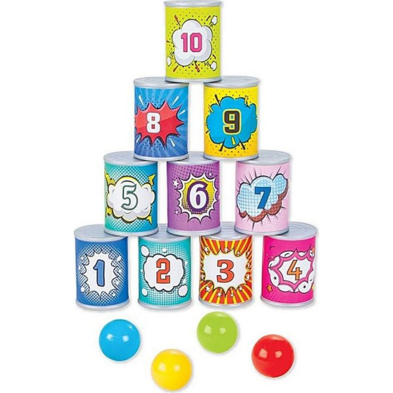 Hra schazování plechovek