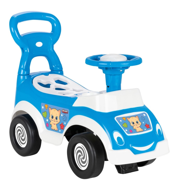 Odrážedlo autíčko 2v1 pro nejmenší – modré