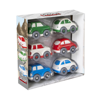 Autíčko mini plastové pro nejmenší 6 ks