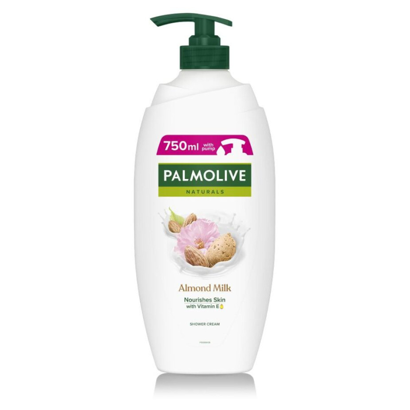 Palmolive Naturals Almond krémový sprchový gel s mandlovým olejem s pumpičkou 750 ml