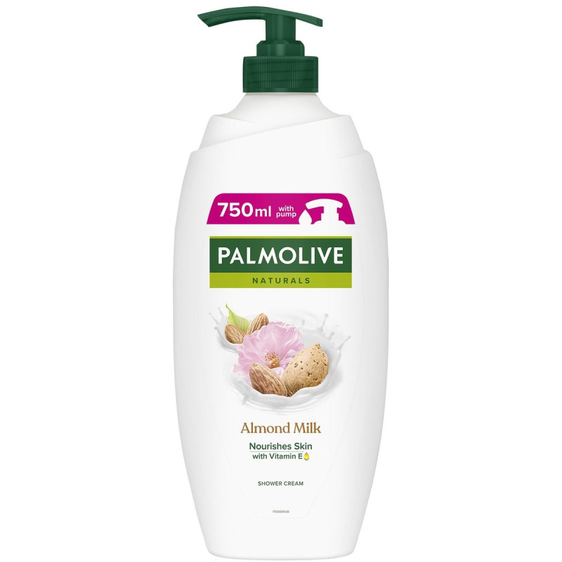 Palmolive Naturals Almond & Milk sprchový gel s hydratačním mlékem pro ženy pumpa