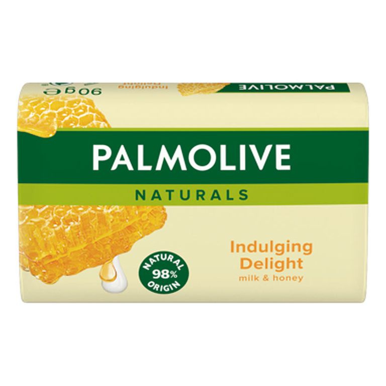 Palmolive Naturals Milk & Honey tuhé mýdlo s mlékem a medem 90 g