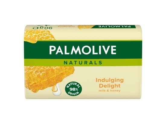 Palmolive Naturals Milk & Honey tuhé mýdlo s mlékem a medem 90 g