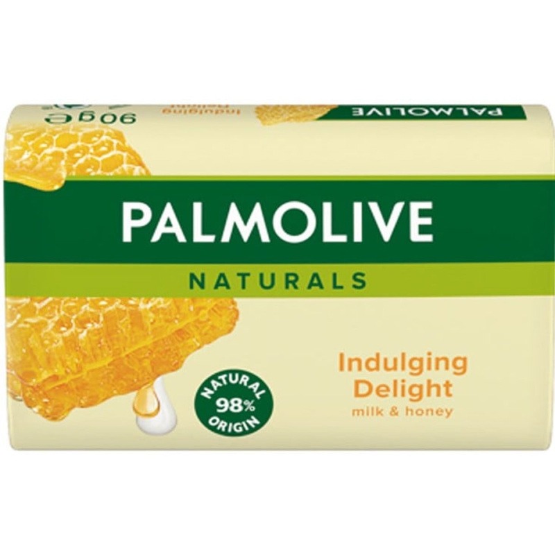 Palmolive Naturals Milk & Honey tuhé mýdlo s mlékem a medem 90 g