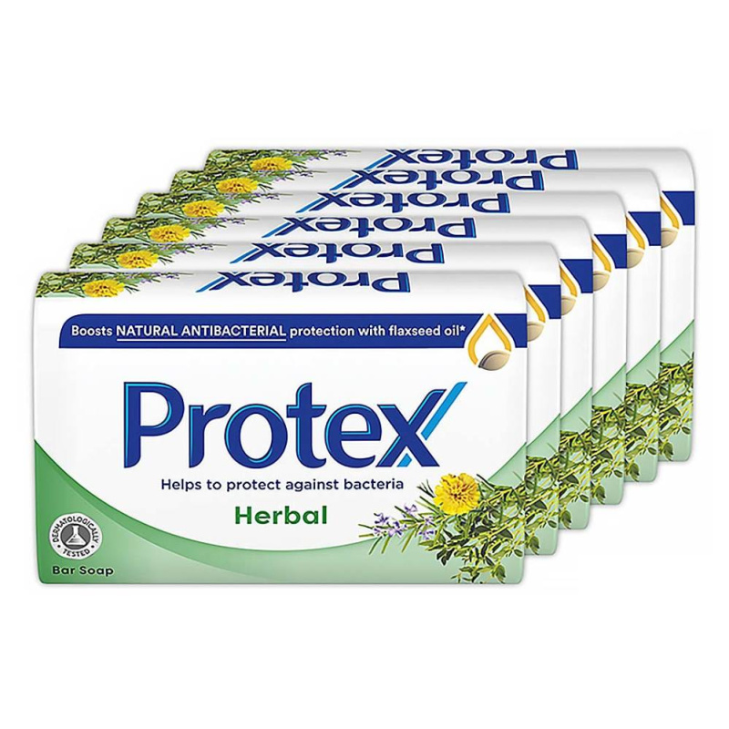 Protex Herbal tuhé mýdlo 6x90 g