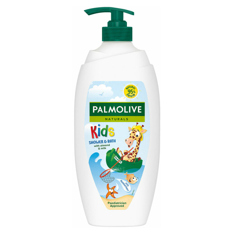 Palmolive Naturals Kids krémový sprchový gel pro dětskou pokožku s pumpičkou 750 ml