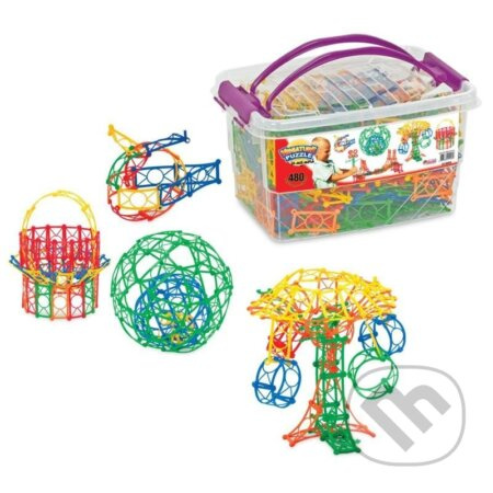 Puzzle plastové Miniatury 480 ks - hra z kategorie Stavebnice
