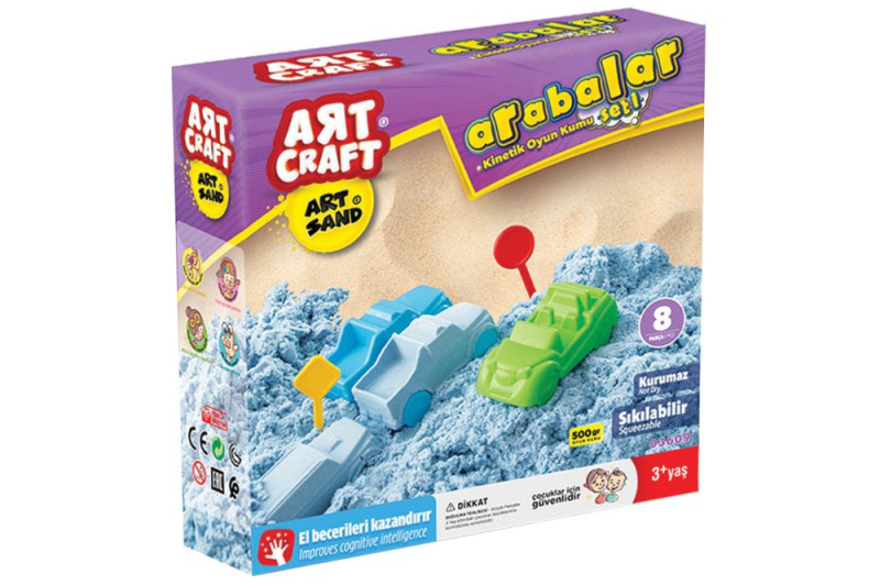 Art Craft kinetický písek auta 500 g - 1 kus