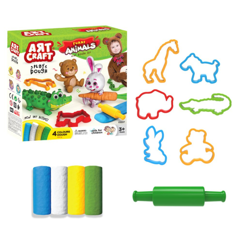 Art Craft sada na modelování zábavná zvířátka 200 g