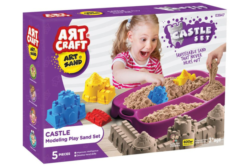 Art Craft kinetický písek hrad 600 g