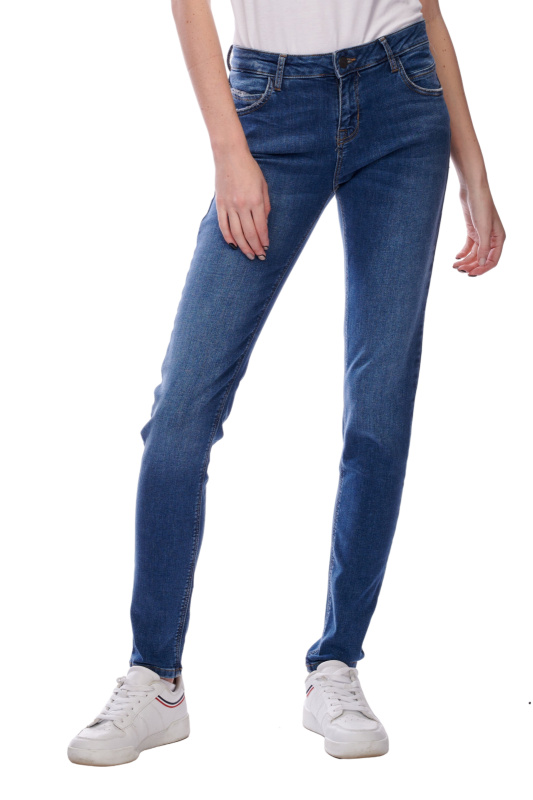 Dámské džíny  CROSS JEANS Page-Push-Up modré - 26/32