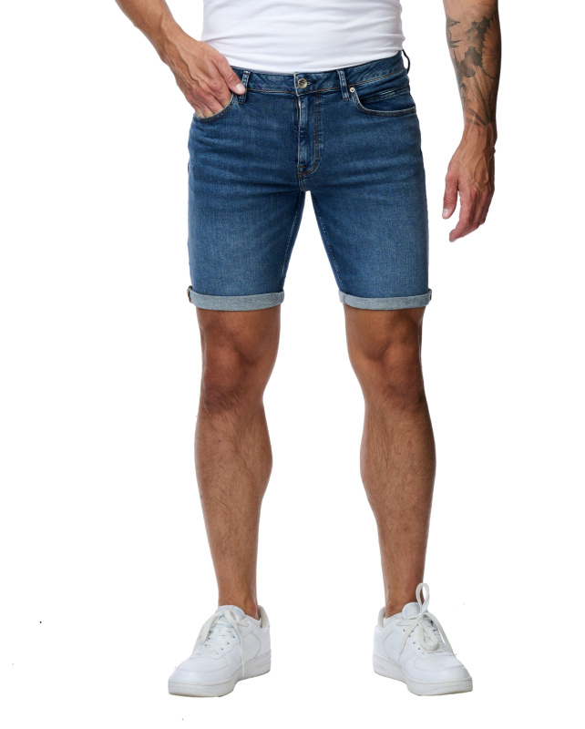 Pánské kraťasy  CROSS JEANS Jim modré - 31