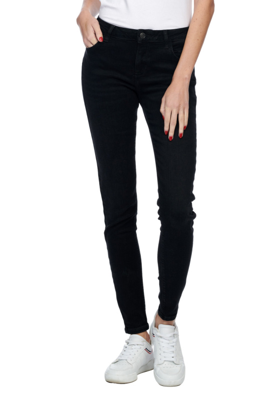 Dámské džíny  CROSS JEANS Page-Push-Up černé - 31/32