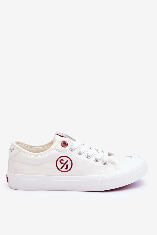 Dámské Cross Jeans Fabric Sneakers LL2R4043 Bílé 37