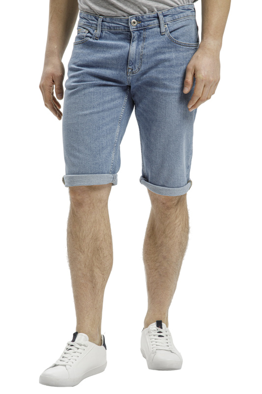Pánské kraťasy  CROSS JEANS Max modré - 33