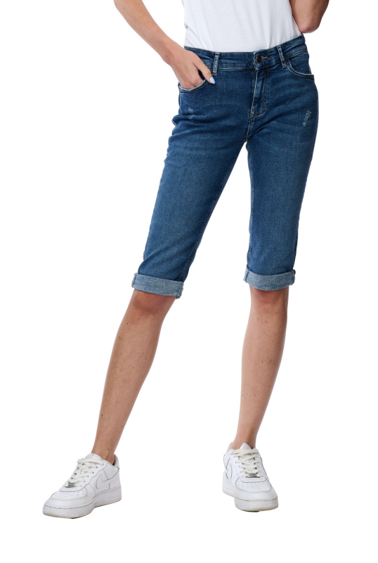 Dámské kraťasy  CROSS JEANS Adele modré - 27