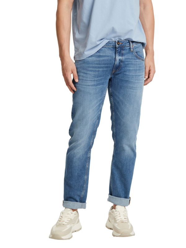 Pánské džíny CROSS JEANS Damien klasicky modré-seprané-36/34