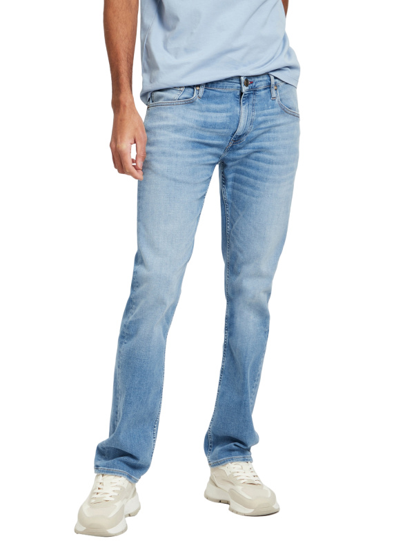 Pánské džíny CROSS JEANS Damien světle modré-seprané-33/32