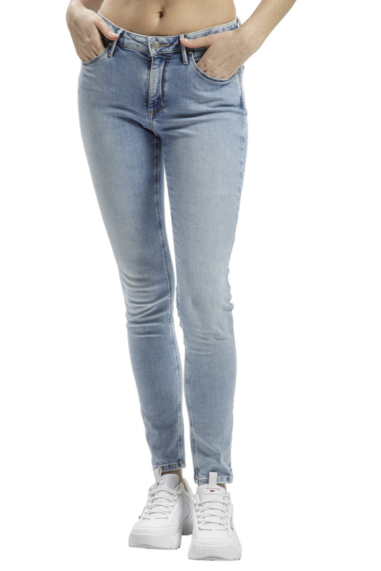 Dámské džíny CROSS JEANS Alan světle modré-seprané-28/32