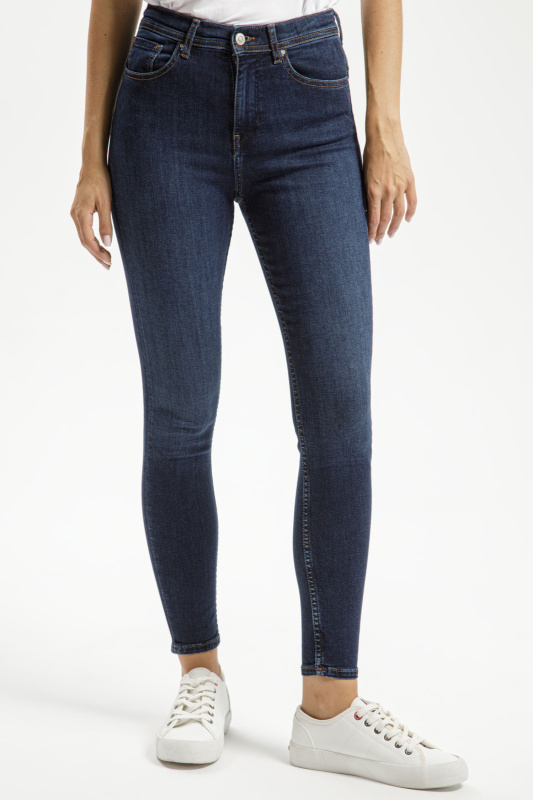Dámské džíny CROSS JEANS Judy tmavě modré-seprané - 30/34