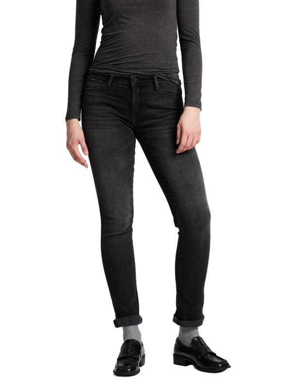 Dámské džíny CROSS JEANS Anya tmavě šedé-34/32