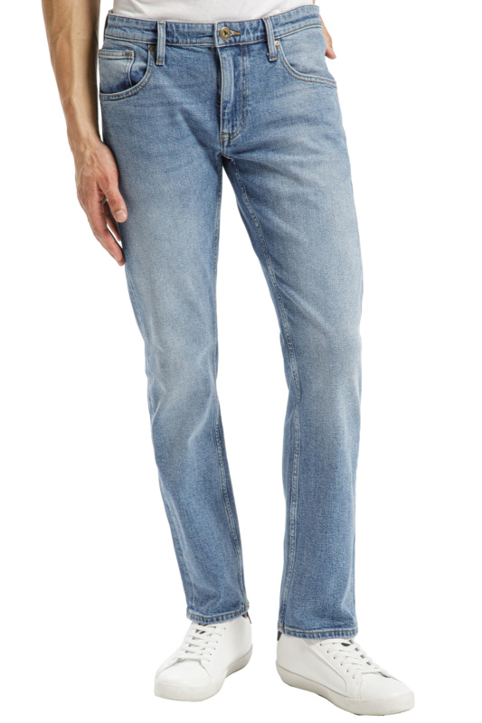 Pánské džíny CROSS JEANS Damien světle modré-seprané-36/34