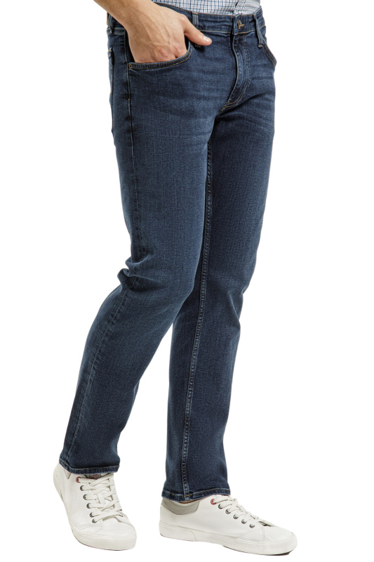 Pánské džíny CROSS JEANS Damien tmavě modré-seprané-38/32