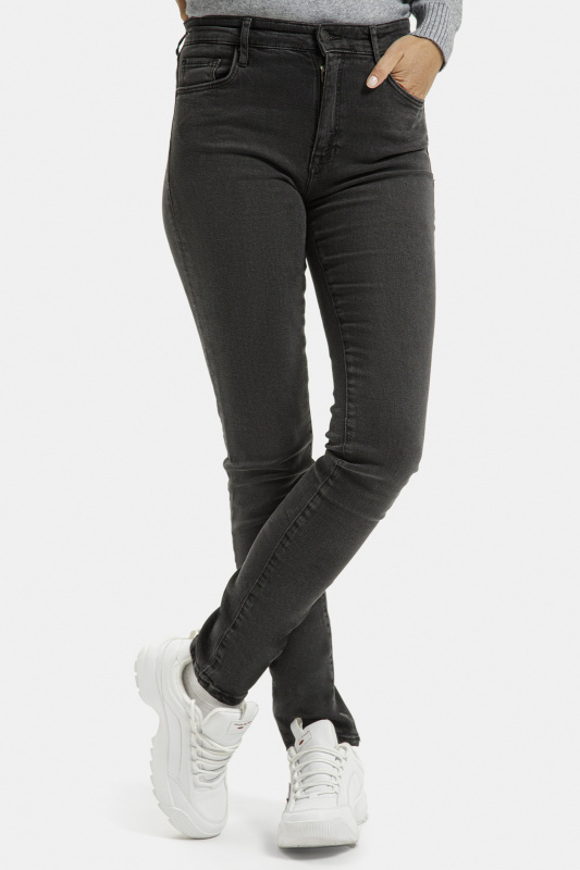 Dámské džíny CROSS JEANS Anya High šedé - 30/32