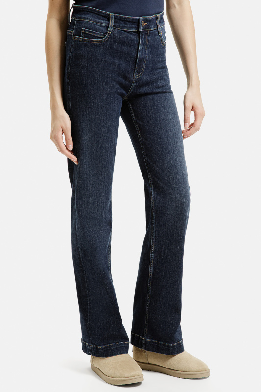 Dámské džíny CROSS JEANS Marlee tmavě modré-seprané - 30/30