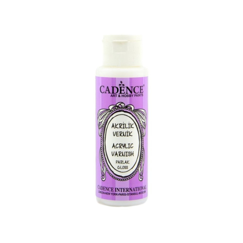 Cadence Dokončovací lak Cadence Acrylic Varnish, lesklý - VYBERTE OBJEM - Dokončovací lak Cadence Acrylic Varnish, 70 ml - lesklý