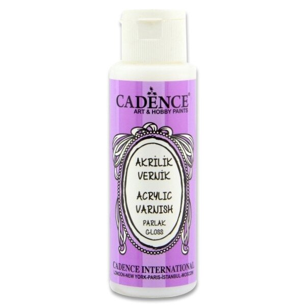Cadence Dokončovací lak Cadence Acrylic Varnish, lesklý - VYBERTE OBJEM - Dokončovací lak Cadence Acrylic Varnish, 70 ml - lesklý