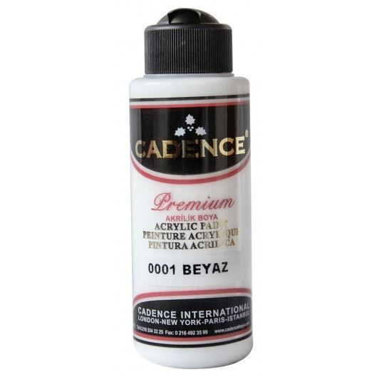 Akrylová barva Premium bílá 70 ml CADENCE