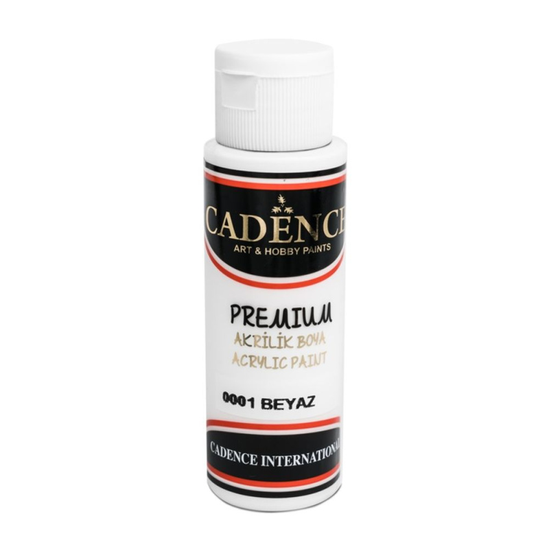 Akrylová barva Premium bílá 70 ml CADENCE