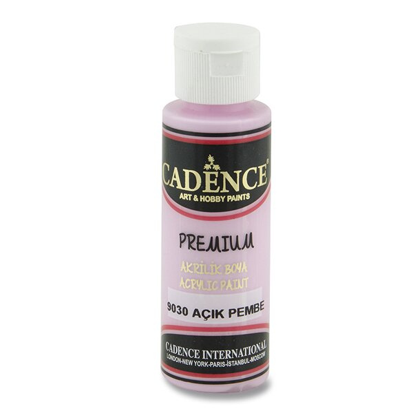 Cadence Akrylová barva Cadence Premium, 70 ml - VYBERTE ODSTÍN - Akrylová barva Cadence Premium, 70 ml - light pink, jemná růžová