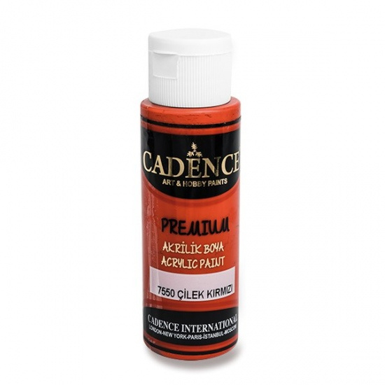 Akrylová barva Premium červená 70 ml CADENCE