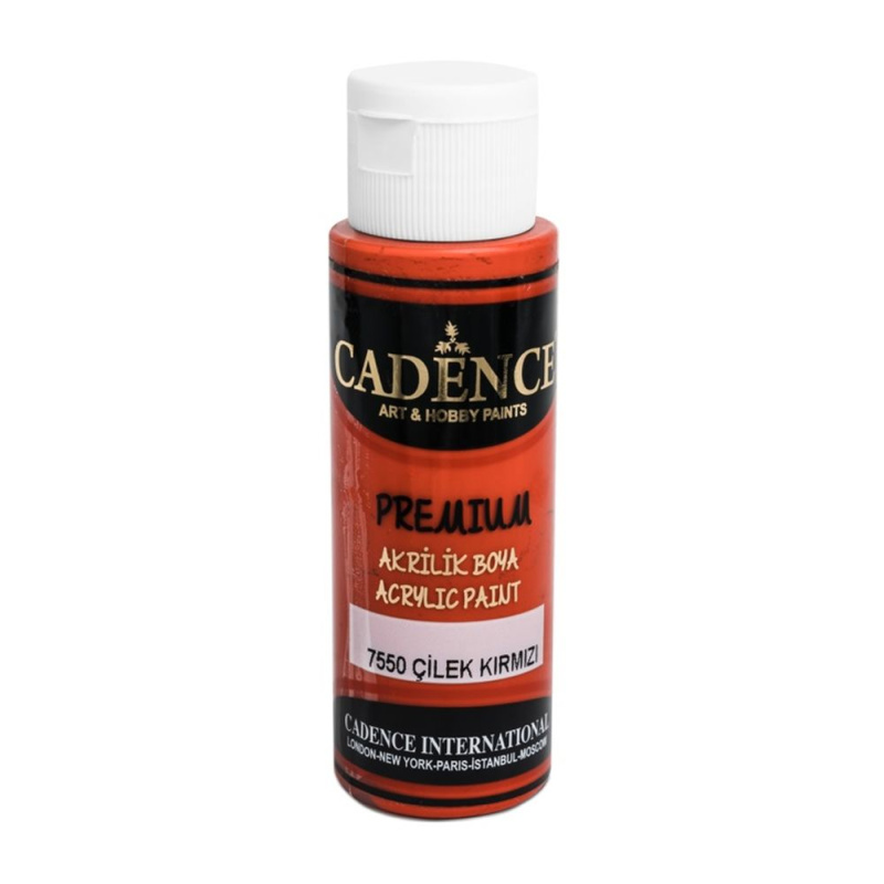Akrylová barva Premium červená 70 ml CADENCE