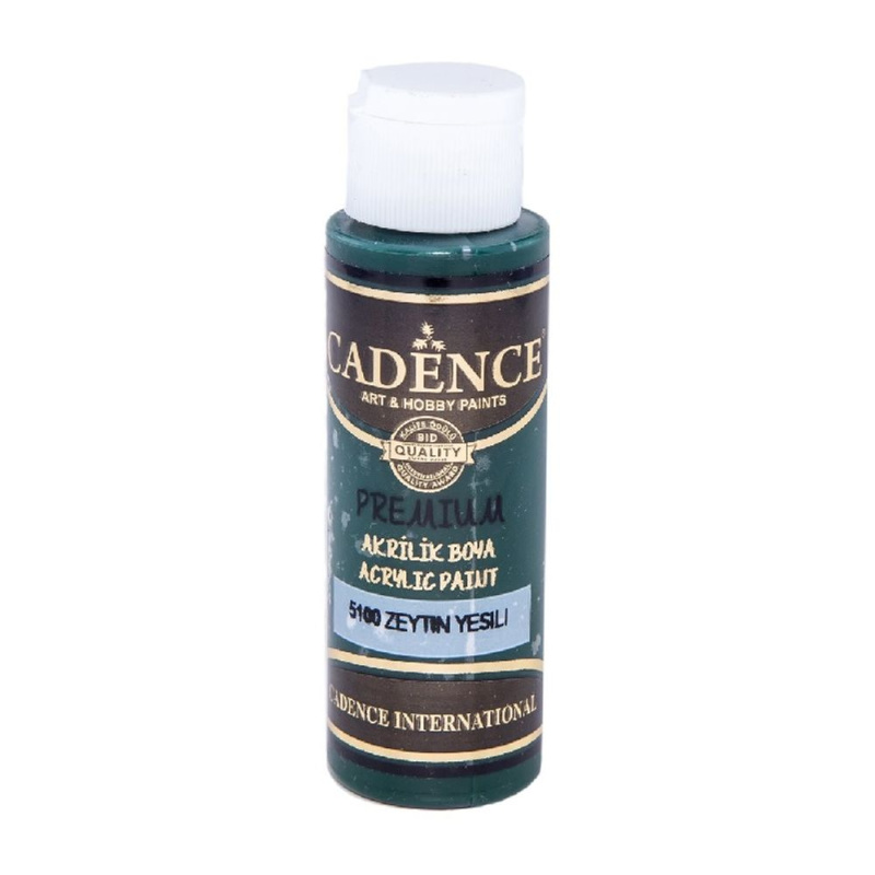 Cadence Akrylová barva Cadence Premium, 70 ml - VYBERTE ODSTÍN - Akrylová barva Cadence Premium, 70 ml - olive green, olivová zelená