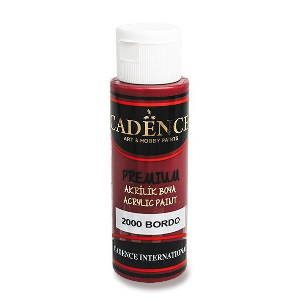 Akrylová barva Premium vínová 70 ml CADENCE