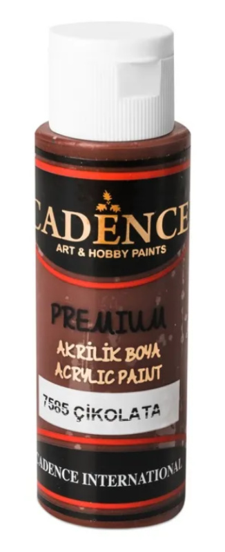 Akrylová barva Premium hnědá 70 ml CADENCE